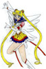 My first drawing of Eternal Sailor Moon; I didn't quite have the 'anime' face down.  ^_^