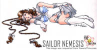 Sailor Nemesis - a ToT Request with a pose from figure drawing class